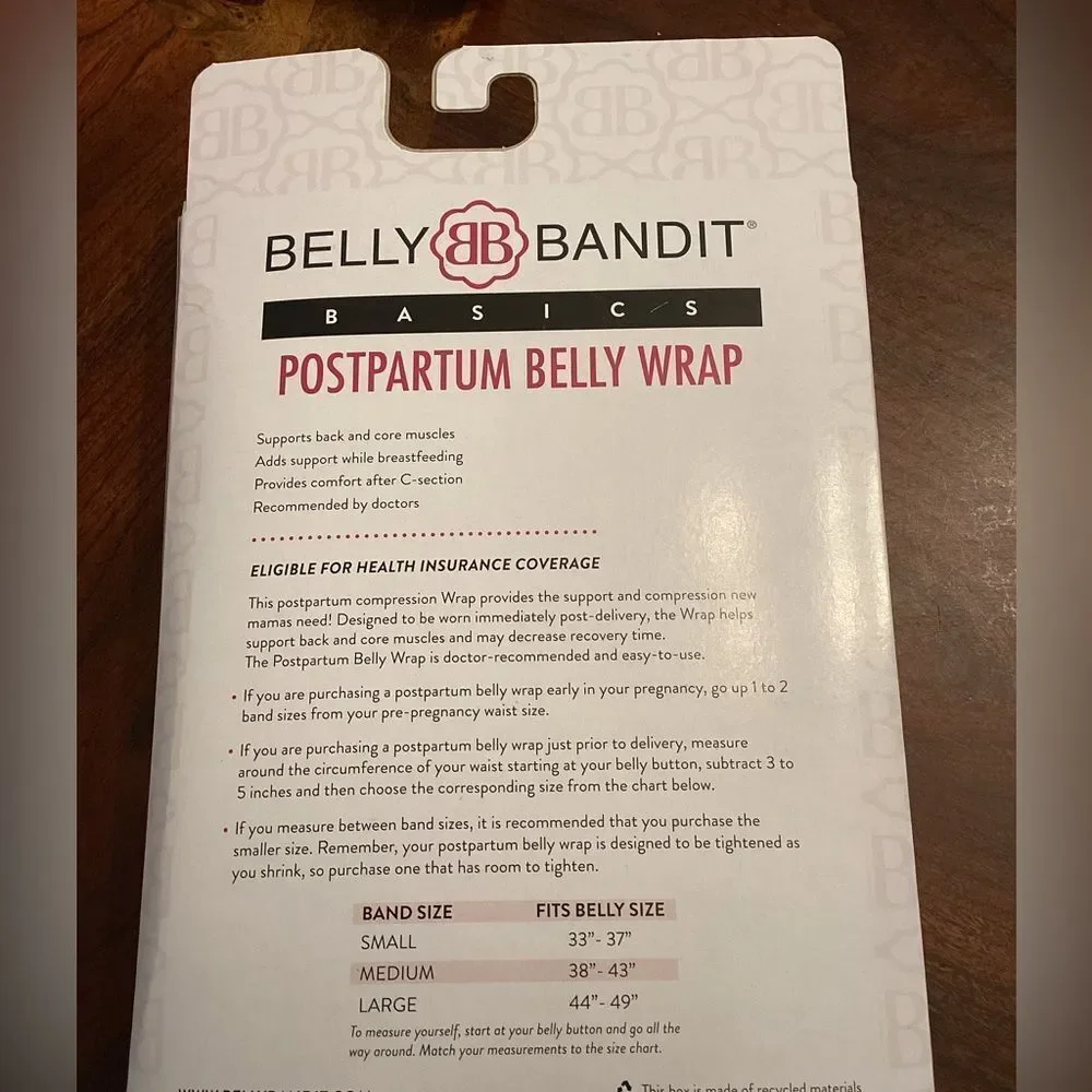 Belly Bandit by Ergobaby Postpartum Belly Wrap (Basics) in Nude Almond